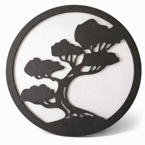 Bonsai ze sklejki, różne średnice, pięć koron