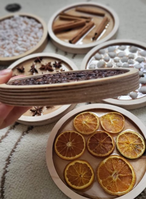 Krążki sensoryczne, zestaw 6 sztuk, motoryka