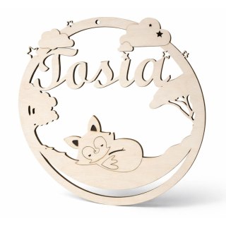 Obręcz z imieniem, baza do makramy