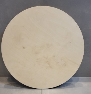 Okrągła rama, frezowany okrąg