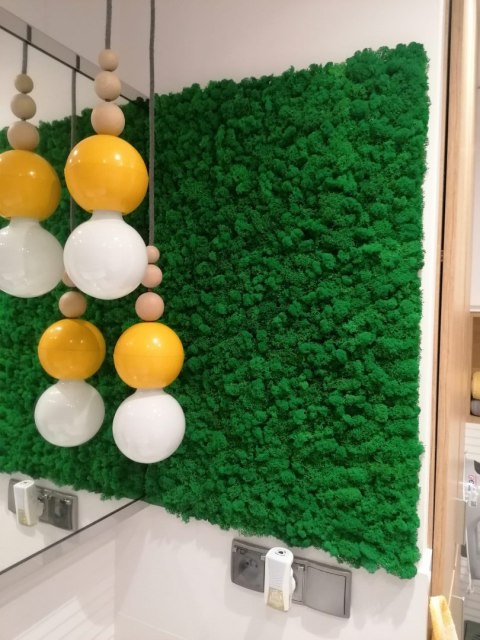 Panel z mchu chrobotka PREMIUM, 50x50 cm