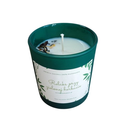 Świeca sojowa - zielona herbata 160 ml