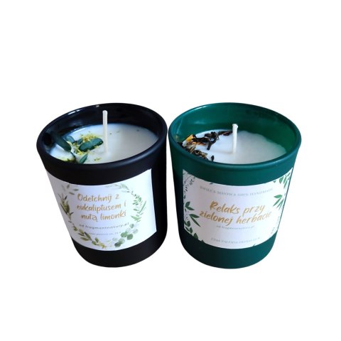 Zestaw świece sojowych