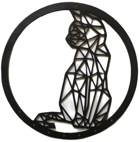 Dekoracje ze sklejki, kot, różne średnice