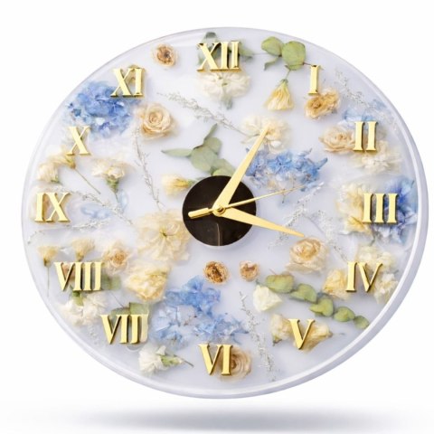 zegar z bukietu ślubnego