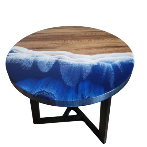 Morski stolik kawowy dębowy 50 cm