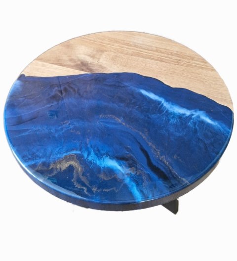 Morski stolik kawowy dębowy 50 cm