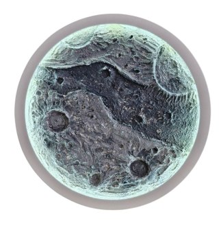 Obraz strukturalny Księżyc z podświetleniem LED, lampa ksiezycowa