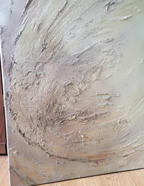 Obraz strukturalny w odcieniach złota 60x80 cm