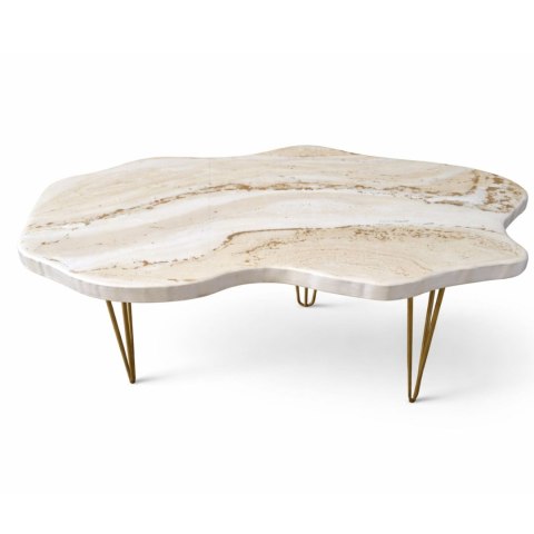 Stolik kawowy z żywicy