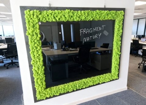 Tablica magnetyczna z chrobotkiem ! Biophilic desing