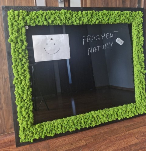 Tablica magnetyczna z chrobotkiem ! Biophilic desing