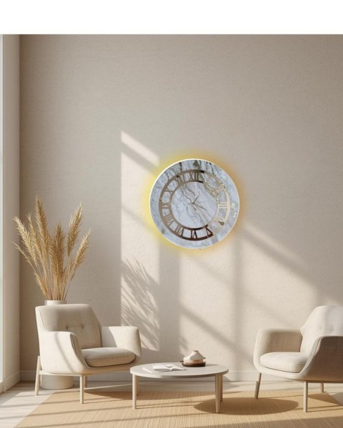 Zegar glamour z podświetleniem LED 50 cm