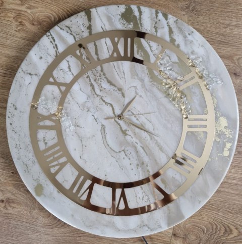 Zegar glamour z podświetleniem LED 50 cm