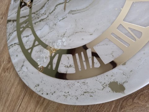 Zegar glamour z podświetleniem LED 50 cm