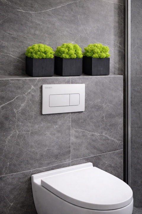 Zestaw doniczek z mchem chrobotkiem